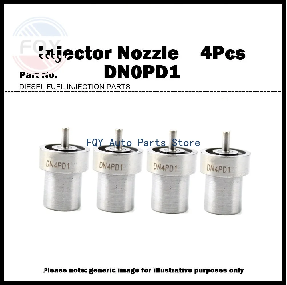 4x-高品質日産バネットセレナ-23d-166009c600-ディーゼル燃料インジェクターノズル-dn0pd1