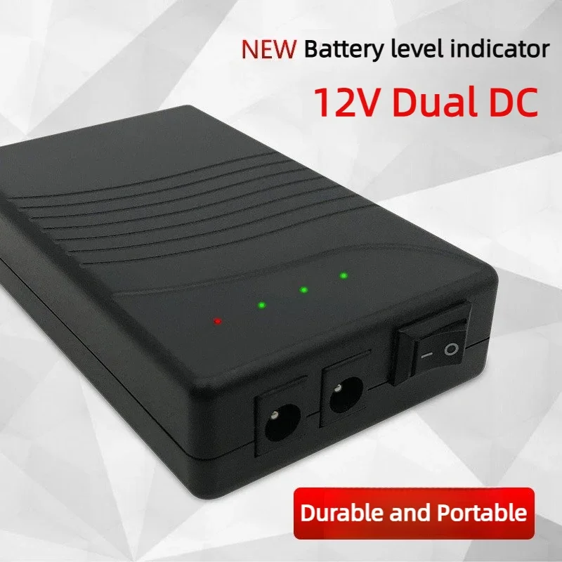 for 12V 18650 3400mAh Lithium Ion Battery Pack 3S1P Double DC 12.6V Mobile Power with 5521 Cable and Charger