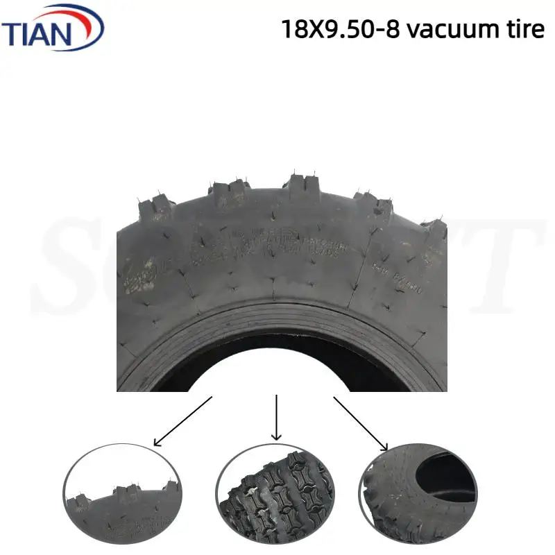 

18x9,50-8 6PR электрический скутер Китай велосипедная вакуумная шина
