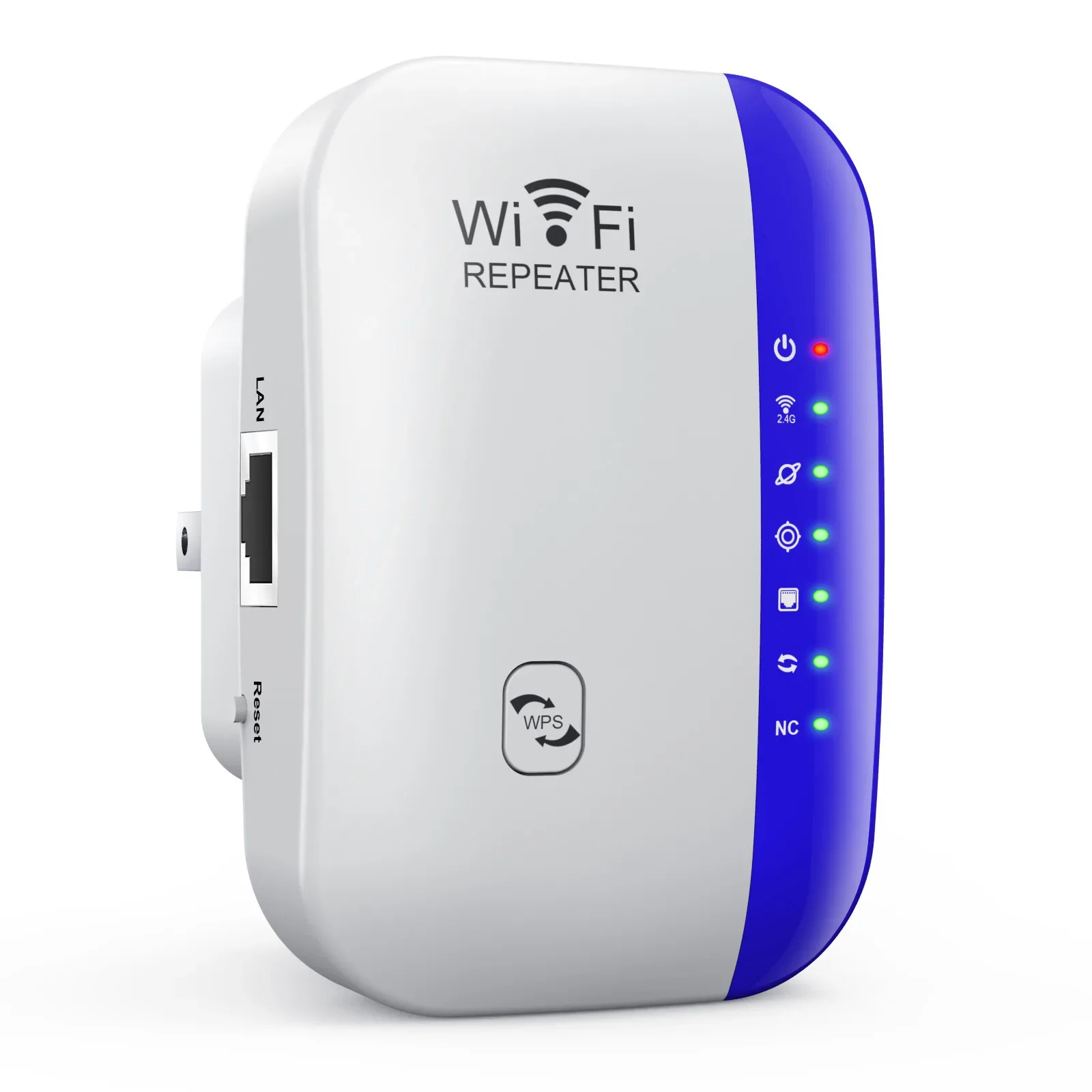 Repetidor WiFi inalámbrico de 300Mbps, extensor de rango, amplificador de señal Wifi 802.11N, amplificador de largo alcance para enrutador