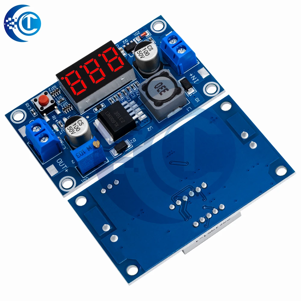 DC-DC XL6009 Digital Boost Step Up Power Supply Module Adjustable 4.5-32V to 5-52V Step-up Voltage Regulator With LED Voltmeter
