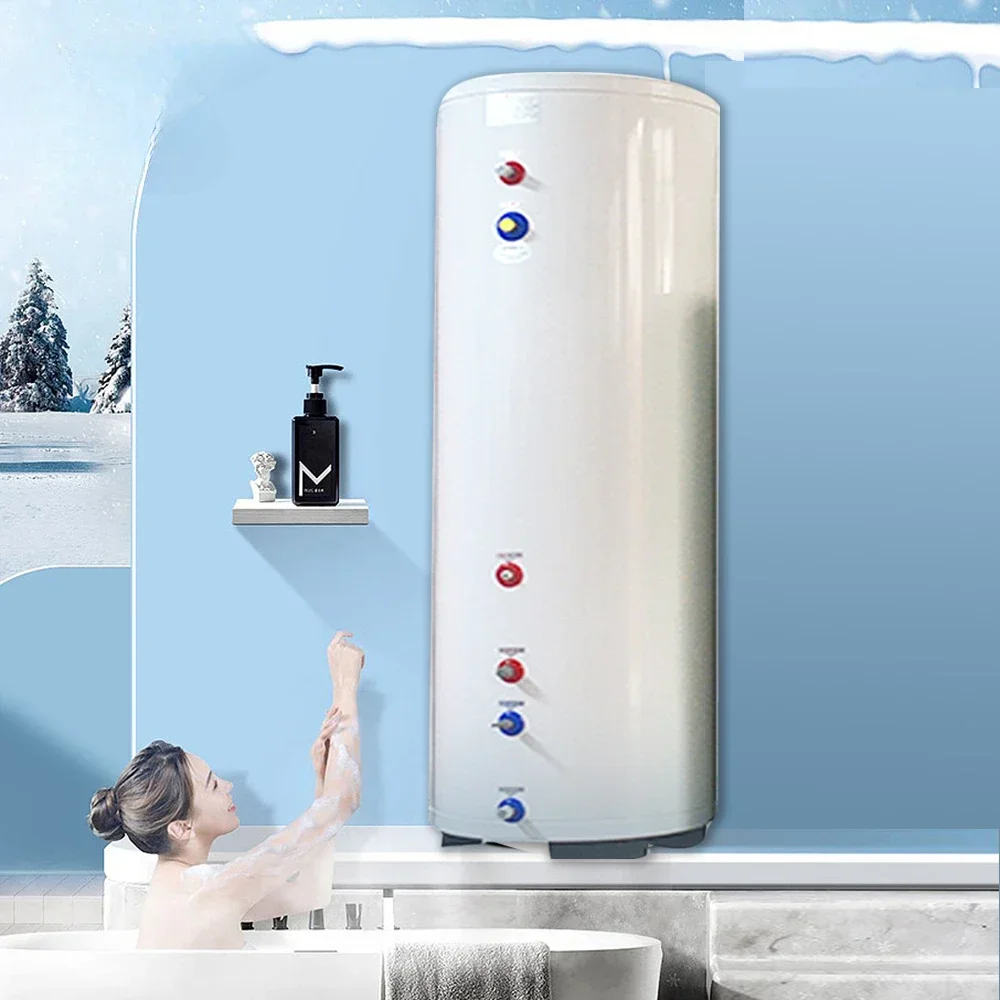 Inverter Heat Pump R32 Heat Pump Hot Water Storage Tank 100L/200L/300L Stainless Steel Water Heater Tanks