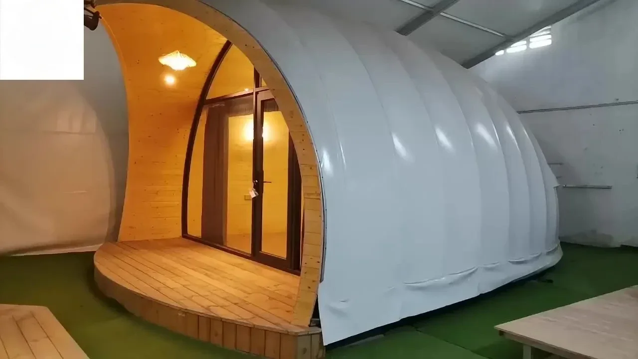 luxury  membrane shell hotel tent commercial party tents glamping house