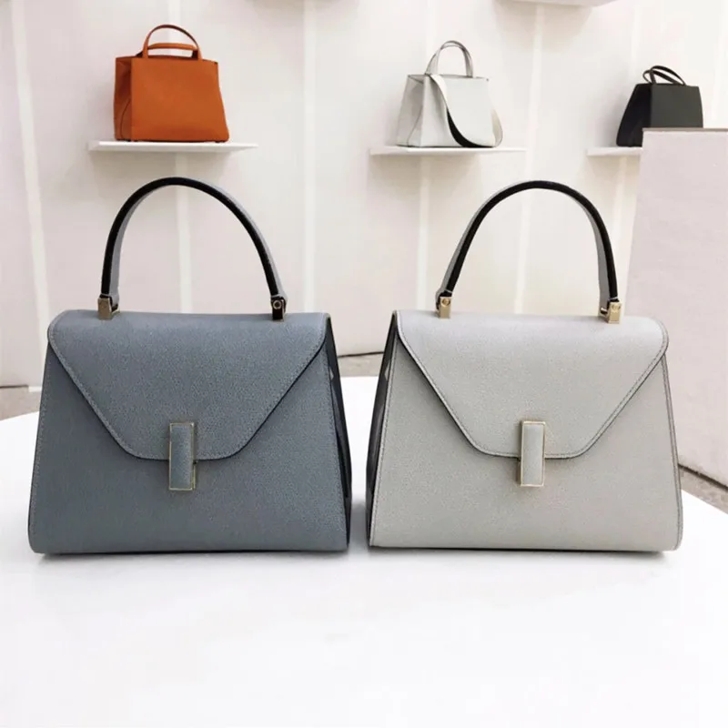 One-Shoulder Oblique Hand-held Small Square Bag Fashion Casual Leather Bag