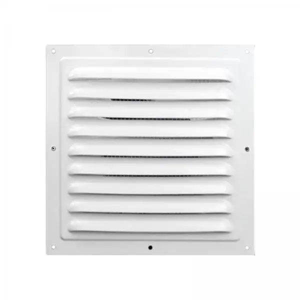 Aluminum Square Air Vent Grille White Mesh Cover for Better Air Circulation in Kitchens Garages Campers