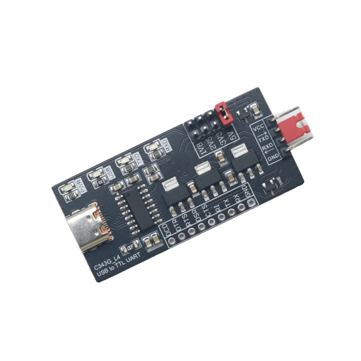 

USB-TTL1.2V1.8V2.5V3.35V Последовательный порт для USBCH340 Модуль записи 1,8 В CH343G