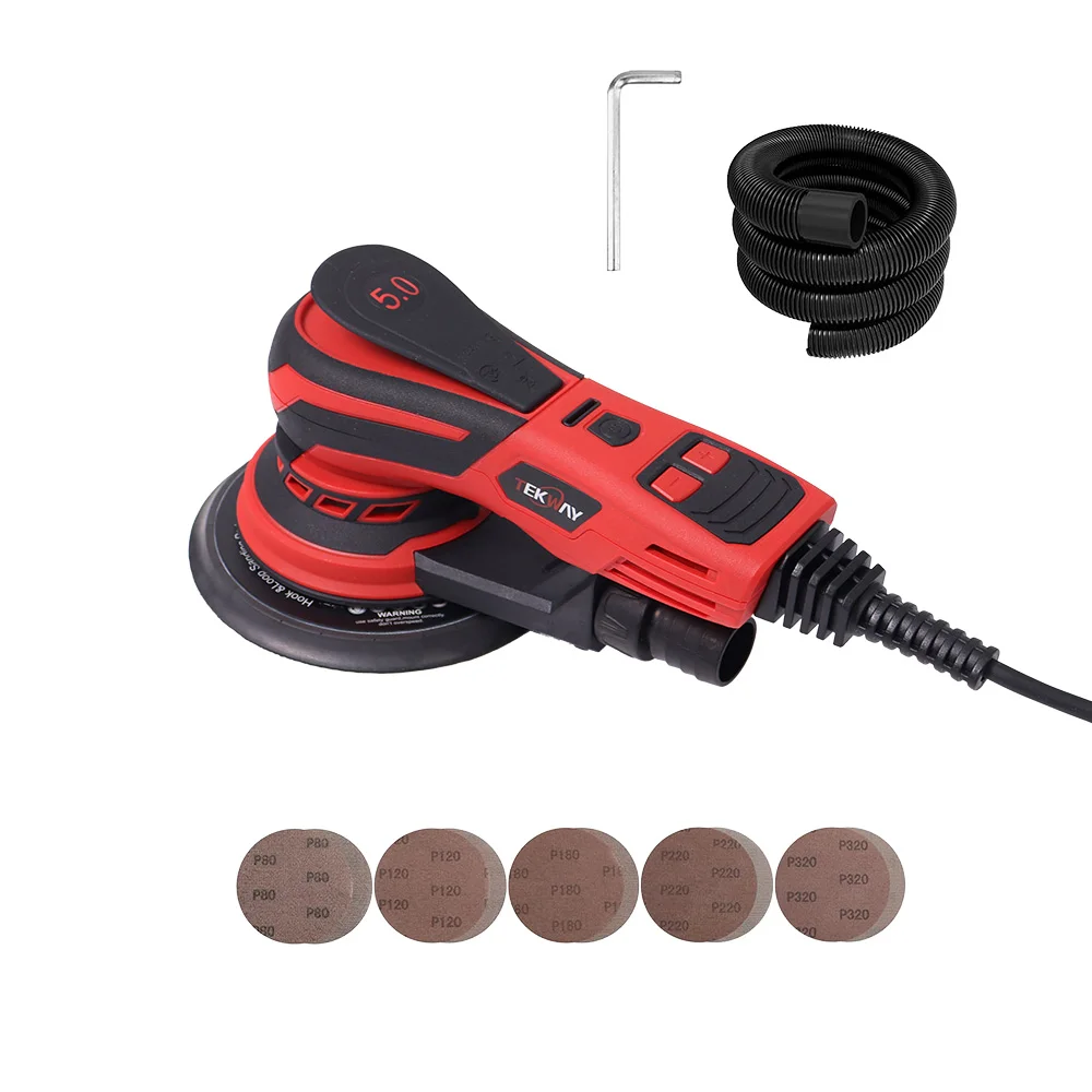 Custom Brushless Random Orbital Sander Eccentric 2.5mm/5.0mm/8.0mm With 125mm/150mm Backing Pad