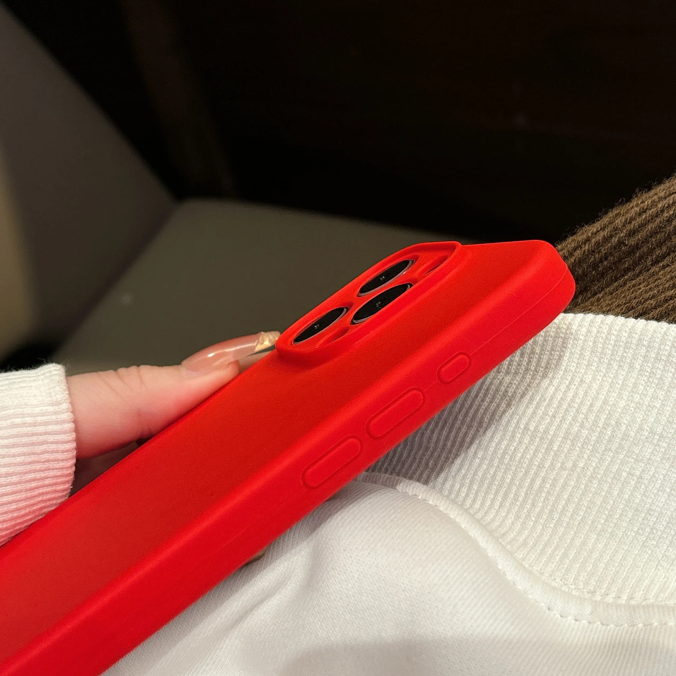 حافظة لهاتف Magsafe من السيليكون السائل باللون الأحمر المحظوظ لهاتف iPhone 16 15 14 Plus 13 12 Pro Max غطاء مقاوم للصدمات للشحن اللاسلكي المغناطيسي #5