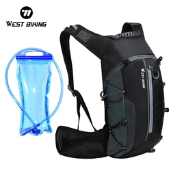 WEST BIKING borsa per bicicletta borsa per l'acqua 10L borsa sportiva impermeabile portatile MTB bici da strada ciclismo escursionismo arrampicata zaino per l'idratazione