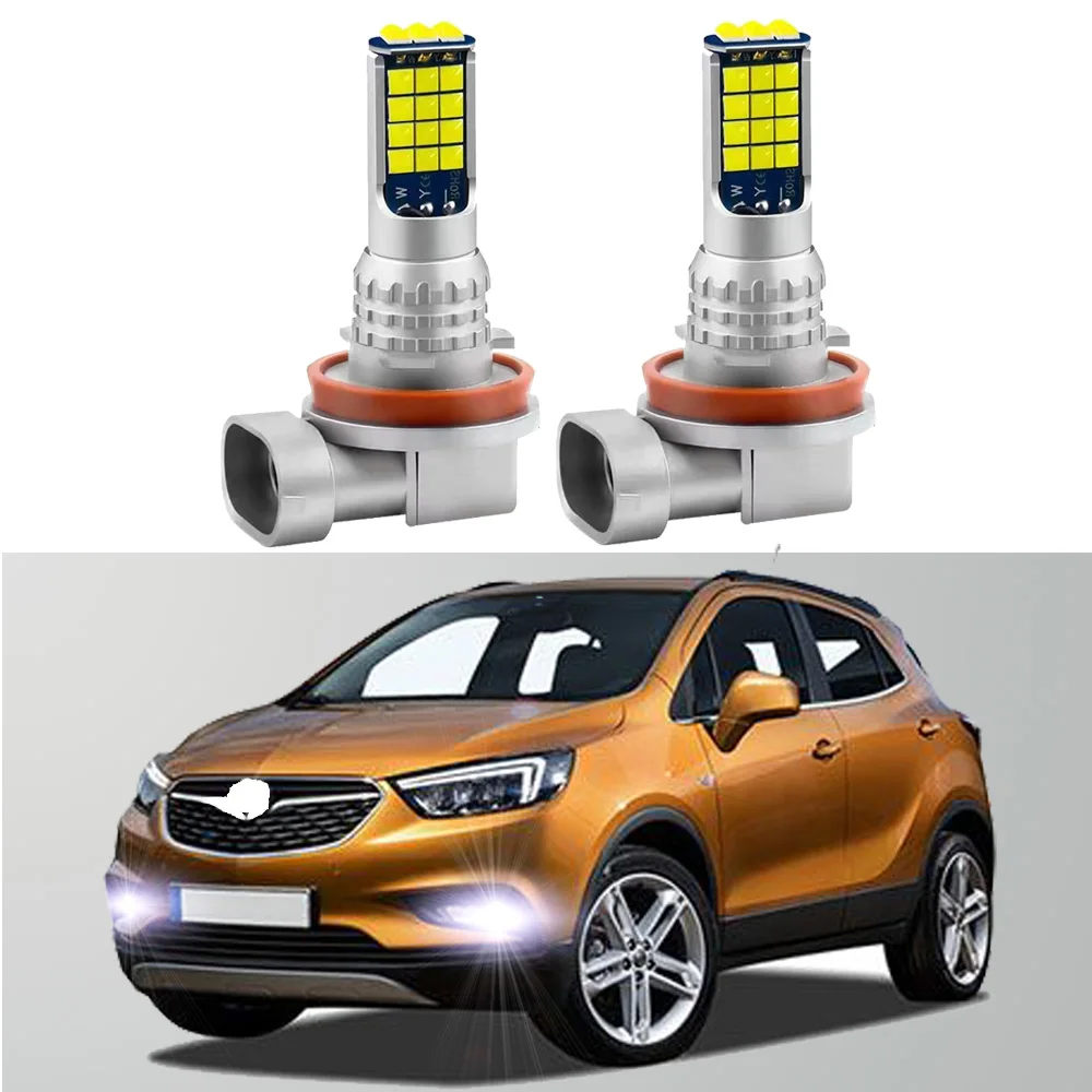 

2pcs Led Car Fog Lamp For Opel Mokka/Mokka X J13 2012+ Front Fog Light Bulb Car Accessories Canbus