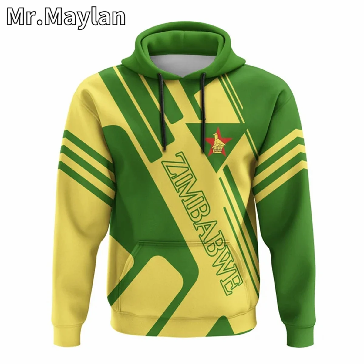 AFRICAN HOODIE Country ZIMBABWE Flag 3D Printed Unisex Hoodies Men/Women Streetwear Zip Pullover Casual Jacket Tracksuits JK-178