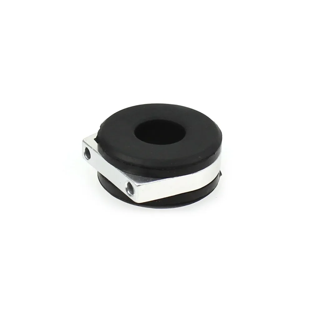 1-6 pièces Anneau de fixation amortisseur en aluminium CNC 8mm 10mm 12mm avec caoutchouc pour drone RC XA TREX, patin d'atterrissage DIY, caméra PTZ FPV