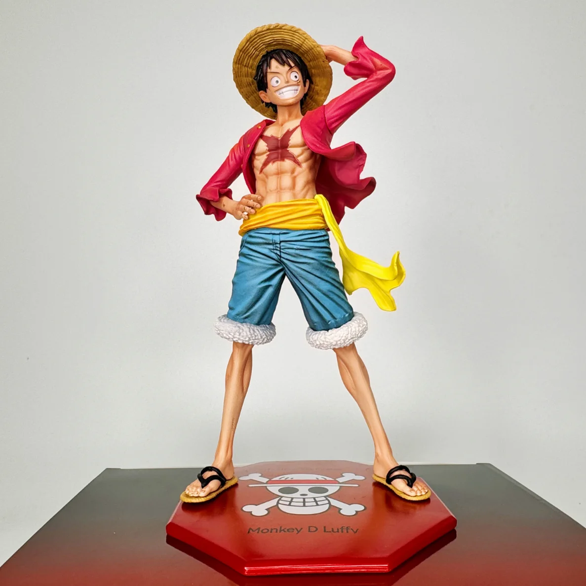 ワンピースアニメレゾナンスキャッププレッシングロードフライングハンズスタチューモデルコレクタブル彫刻誕生日ギフト