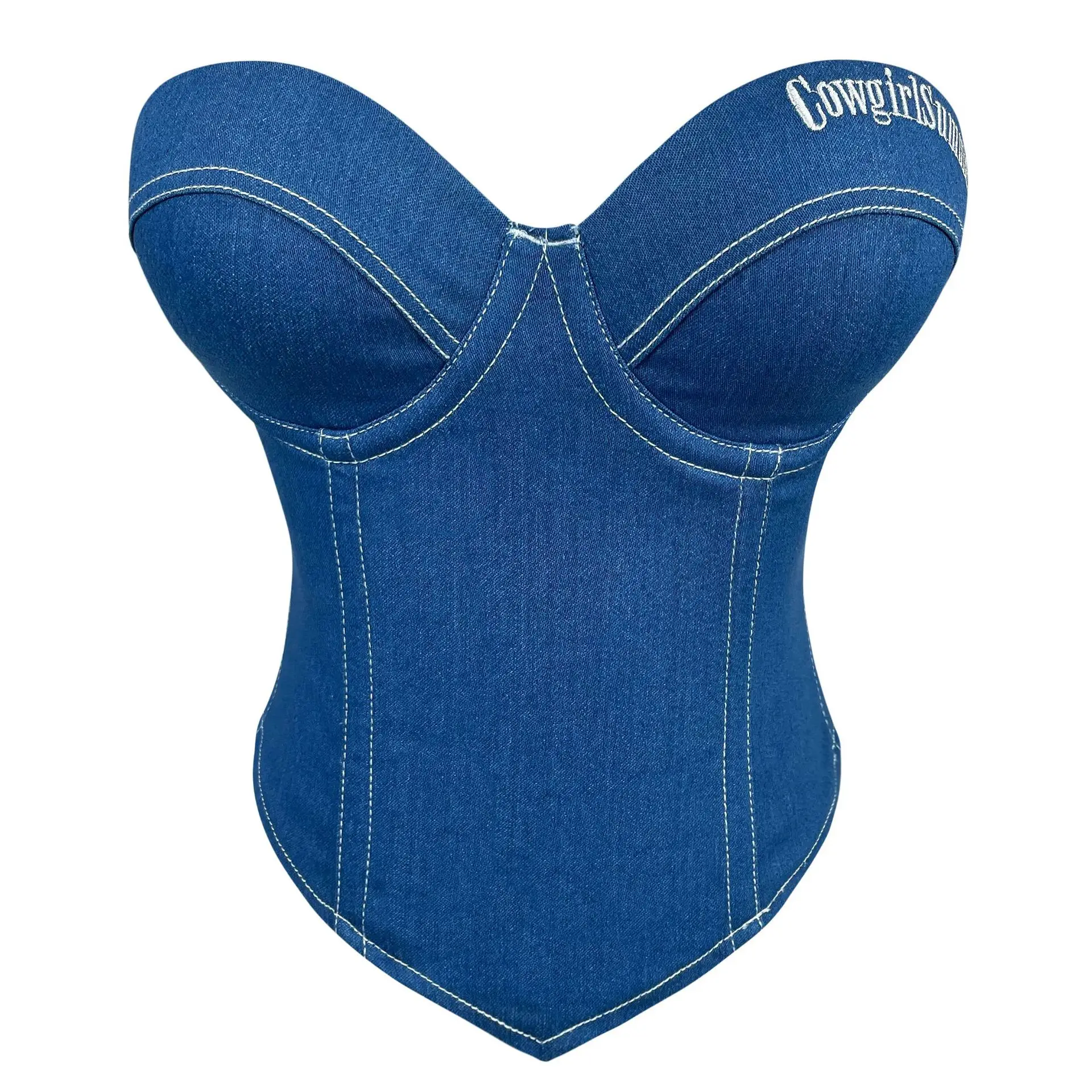 

Sexy Cowgirl Push Up Bra Bustier Corset Top Corset Boned Waist Trainer Lingerie Overbust Corsets Body Shaper Corsets for Women