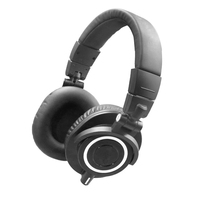 Audio M50X HIFI Headsets Professional Fully Enclosed Audio Monitor Headphones Foldable Music Gaming Headset with removable cable