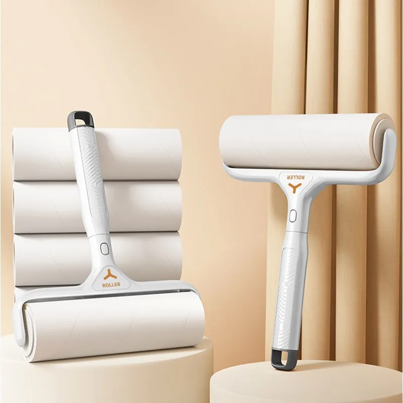 Tearable Roll Sticky Hair Remover Pet Hair Removal Brush Coat Clothes Dust Roller Cleaning Tool for Clothes And Pets