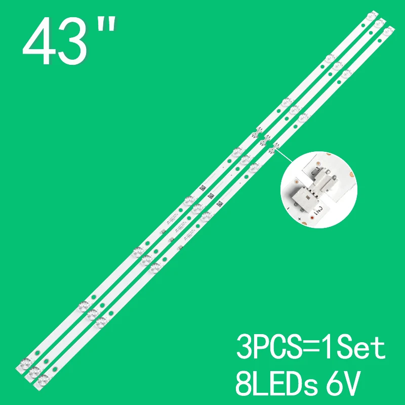 

For 43" TV AKAI UA43EK1100US MS-L2317-A MS-L2317-B V5 JS-D-JP4310-A81EC MS-L1149-L MS-L1149-R R72-43D04-006-13 R72-43D04-012