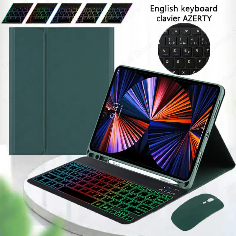 Clavier Azerty for Clavier iPad 9 Génération Case 10.2 AZERTY Keyboard for Coque iPad 9eme Generation 8th 7th Gen Pro 10.5 Air 3