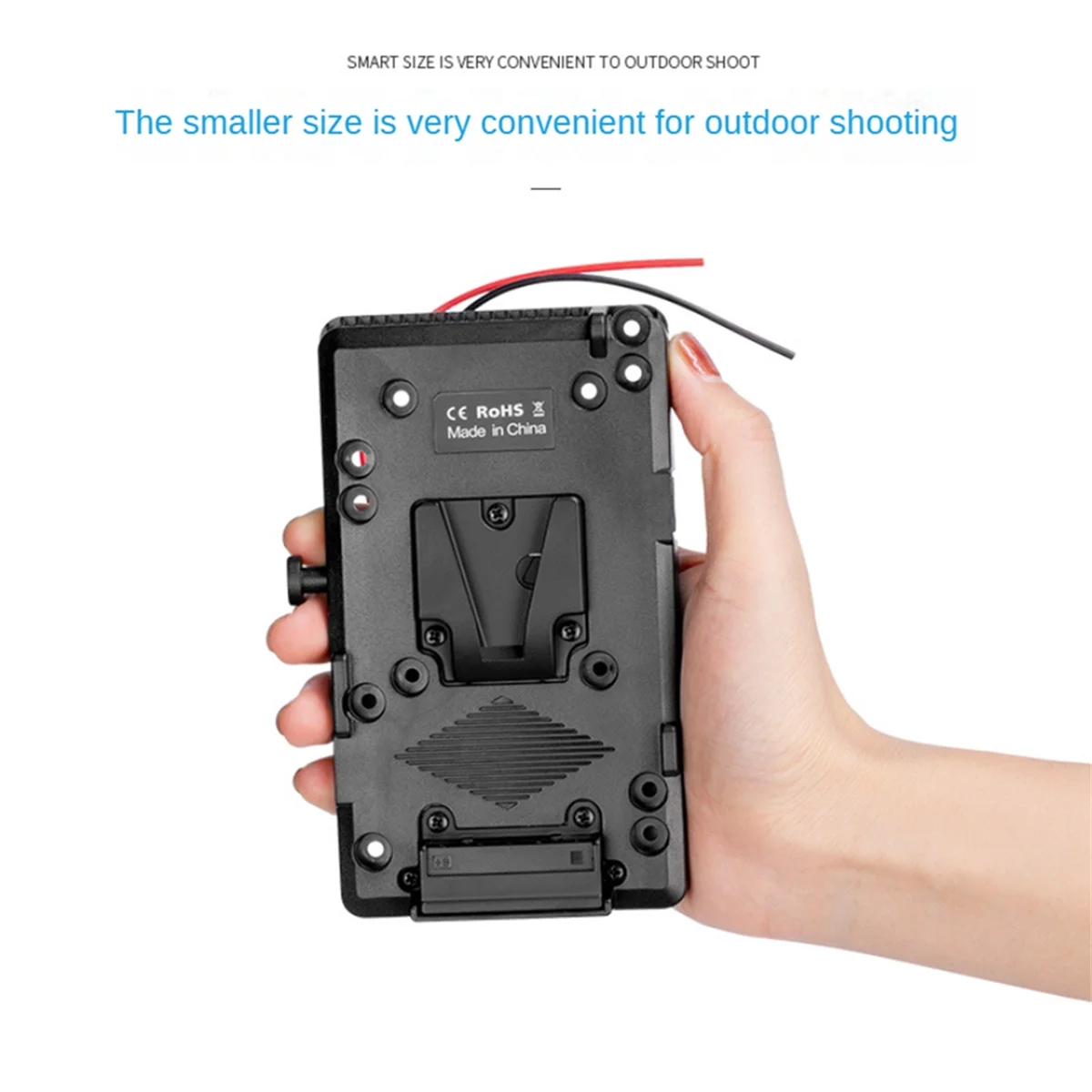 

ABAN V-Mount Battery Plate with D-Tap Output for Steadicam Camera V-Mount V-Lock Battery for DSLR Camera Camcorder Video