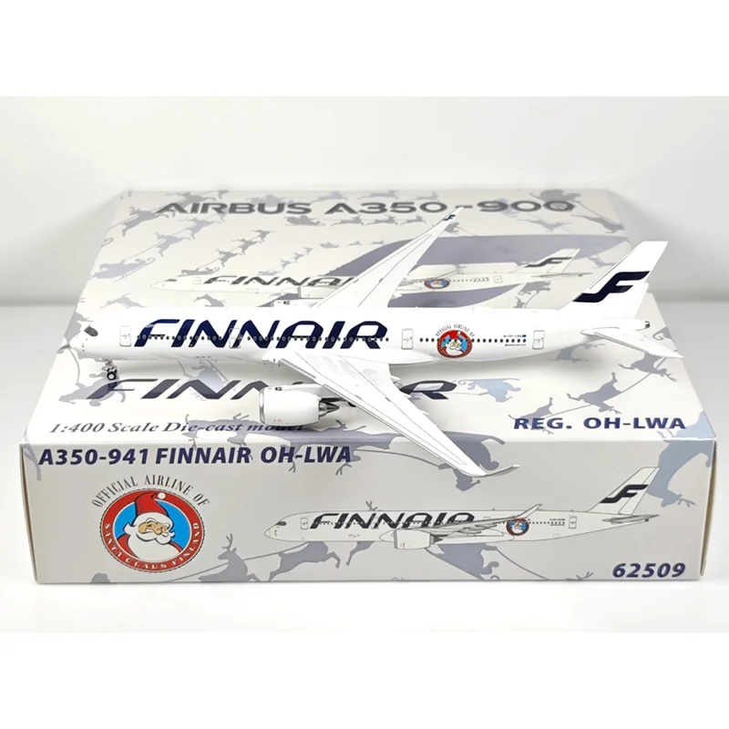 

PandaModel Diecast 1/400 Scale Finnair A350-900 OH-LWA Christmas Painted Alloy Aircraft Model Collection Display