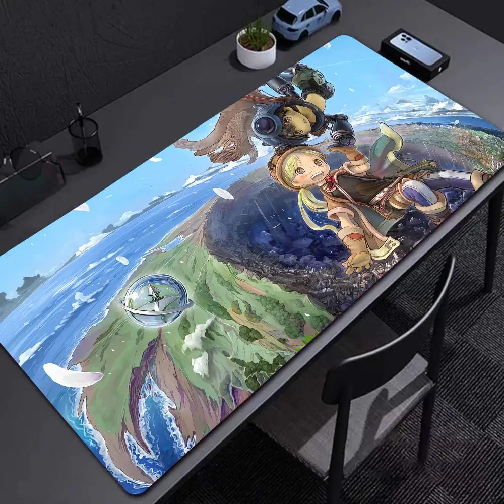 Gifts for girls Esports MousePad Non-Slip Rubber Edge Laptop Gamer Offices accessories Made in Abyss locking Floor mats Mousemat