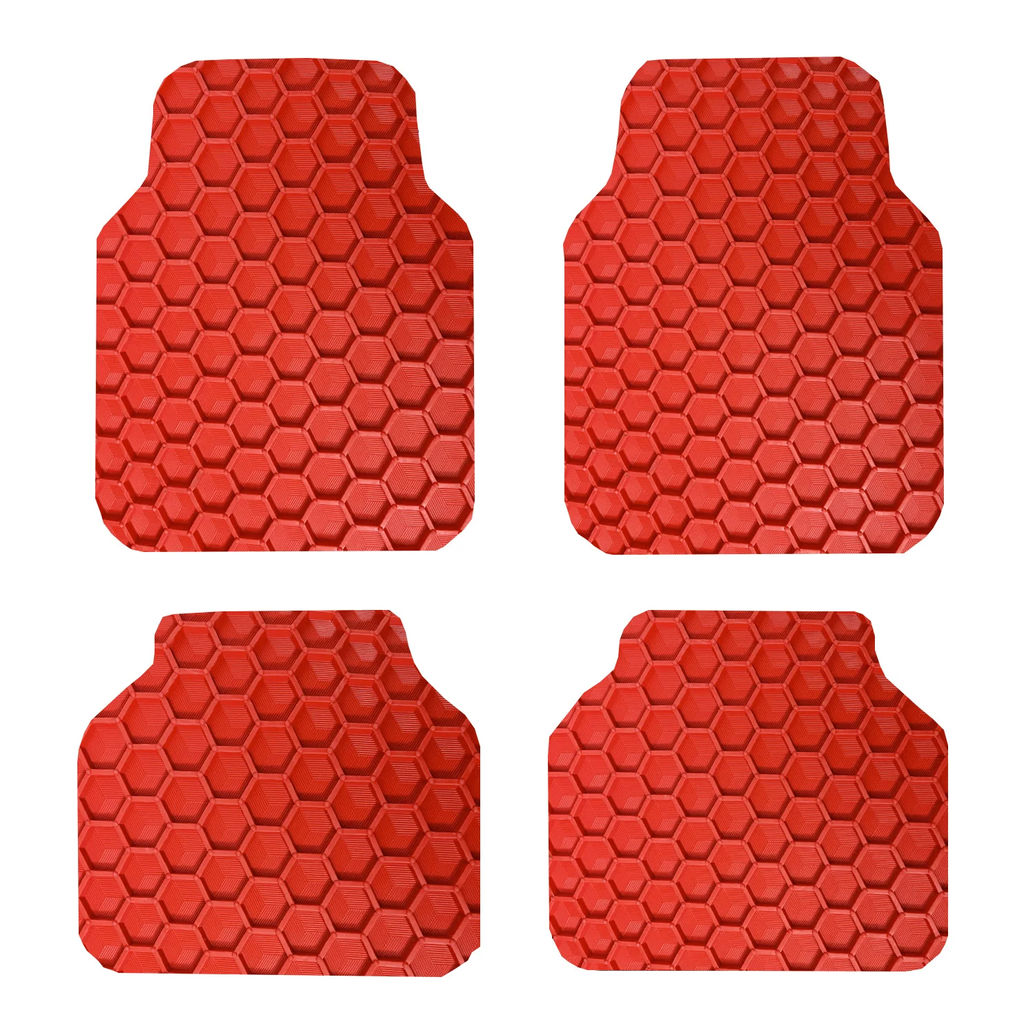 Hot Sell Car Mat Black Liners Deep Dish Odorless Protection All Weather Heavy Rubber Floor Mats Custom Accessories Car Mat