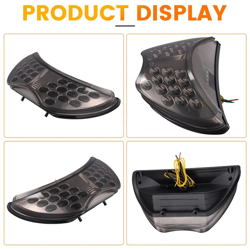 A30F-Motorcycle Rear Tail Light Turn Indicato For Honda CBR 600 CBR600 F4 1999 2000 F4I 2004 2005 2006