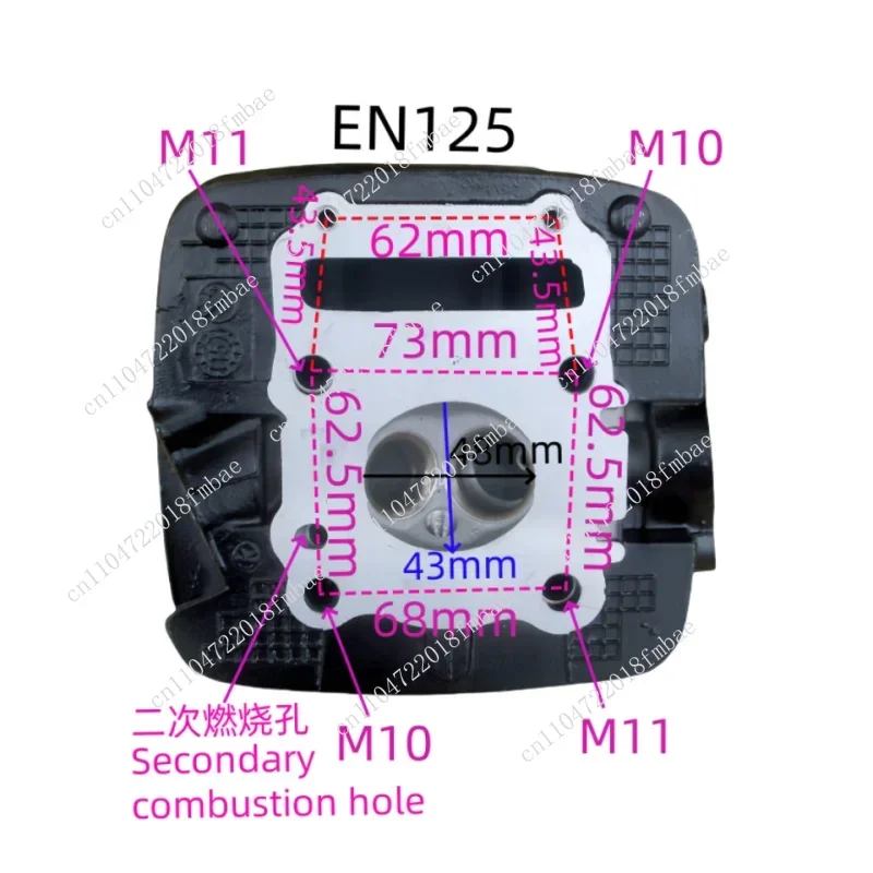 Cylinder Head Assembly & Components Kit for Motorcycle Repair GS125 GN125H EN125 HJ125K-2 ZB