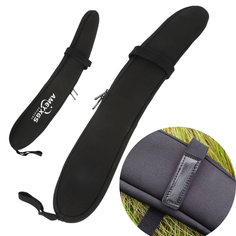 

Профессиональный защитный чехол для сумки с изогнутым луком, длинный лук с регулируемыми ремнями, чехол для хранения с ручкой с бантом