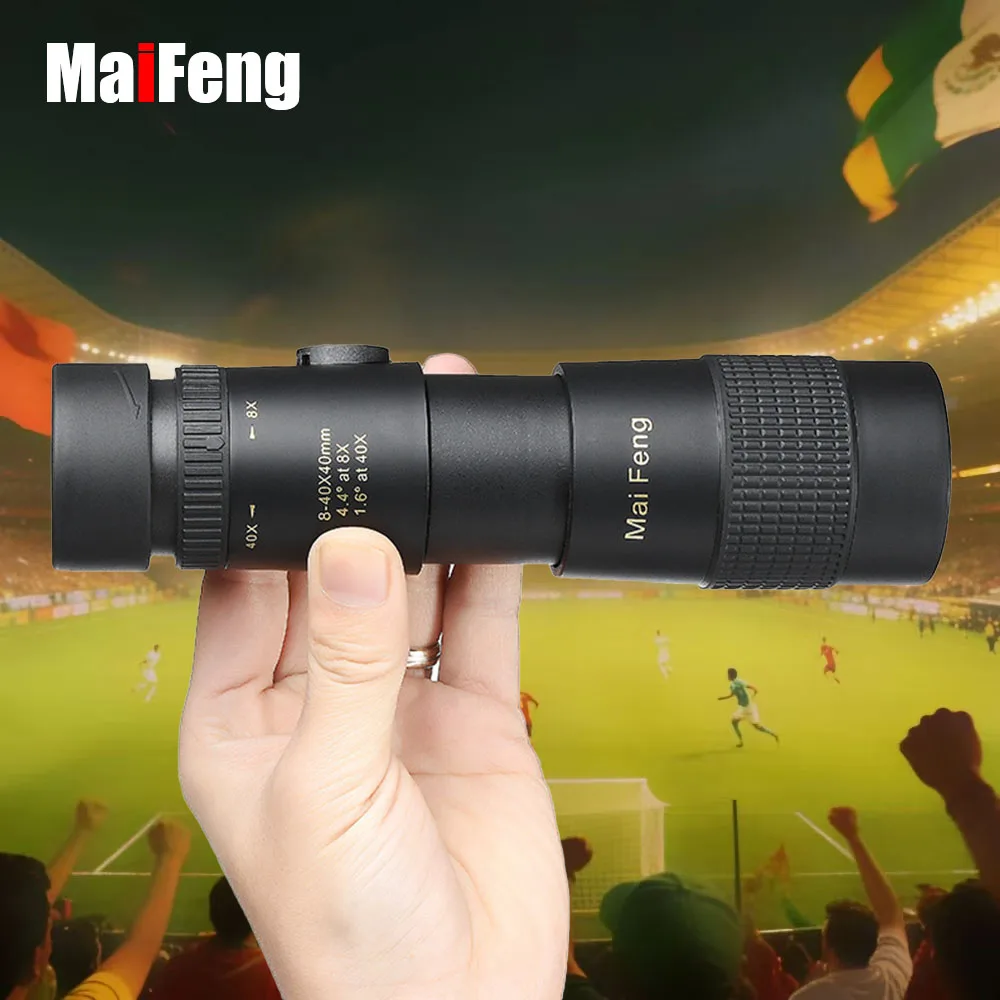 

MAIFENG 8-40x40 Powerful Monocular Zoom Professional Telescope Waterproof for Camping Hunting High Definition Long Range Glasses