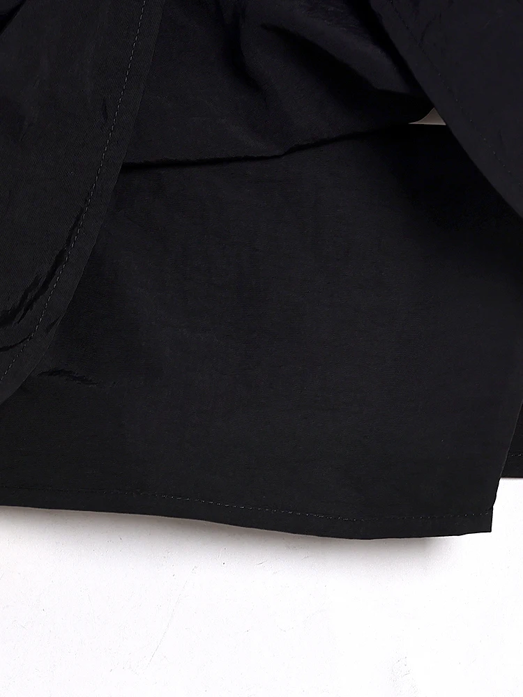 

Summer 2025 High Waist Elastic Spor Dry Fast ort Skirt Color Workwear Sle A-Line Versatile f-length Skirt