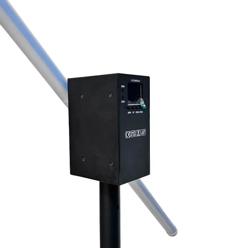 DMX 512 RGB كامل اللون LED 360 تدور أنبوب مصفوفة بكسل دوارة