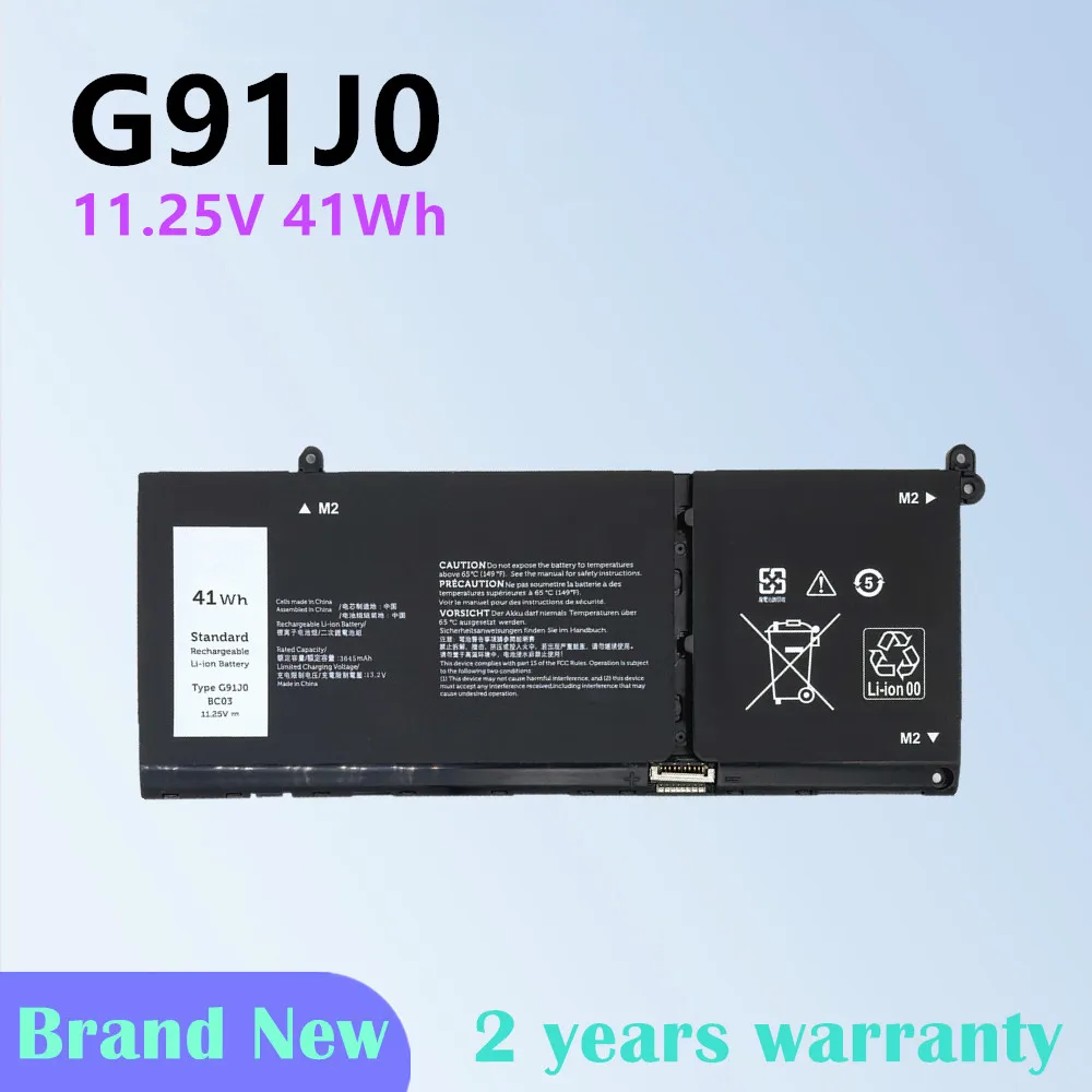 G91J0 V6W33 Laptop Battery For Dell Inspiron 5310 5415 5418 15 3510 3511 3515 5510 5515 16 5625 5620 Vostro 15 5515 3515 5620