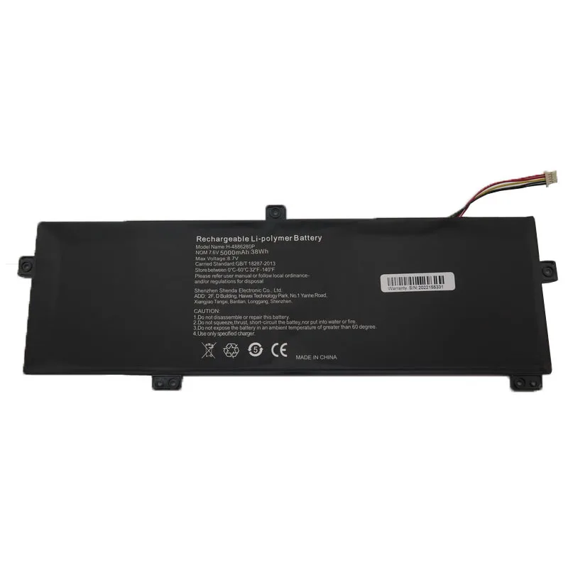 Laptop Battery For Gateway GWTN156-11 GWTN156-11BK GWTN156-11BL GWTN156-11GN GWTN156-11RD 7.6V 5000mAh 38Wh 5PIN 5Lines New