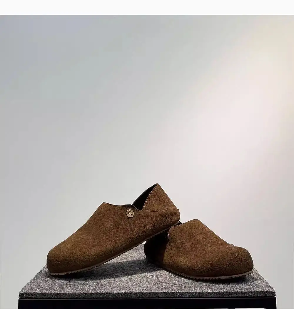 

2026 Summer Men Slip On Lazy Shoes, Dual Wear Comfort Loafers, Versatile Light Commute Half Slippers