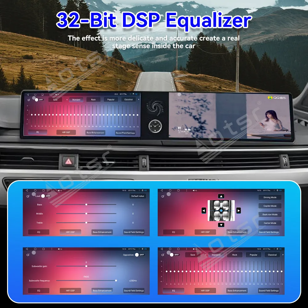 

Dual 12.3 Inch In-Dash Touch Screen Car Radio GPS Navigation Stereo For Audi A4 A4L 2016-2020 Multimedia CarPlay Android Auto 4G