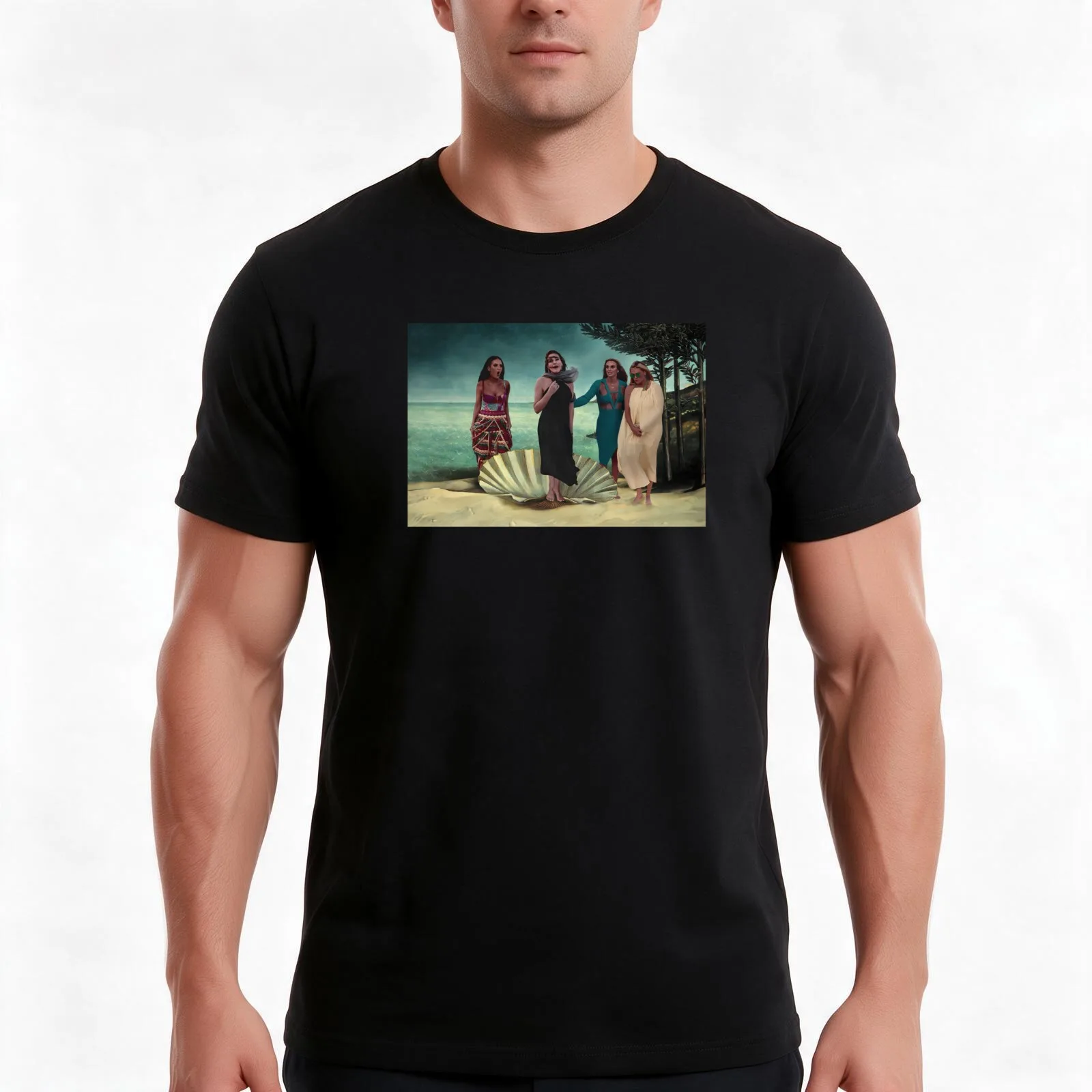 The Real Housewives of Shock Wave T-Shirt, Summer Casual Cotton Tee, Oversized Streetwear Tops, Vintage Graphic Print