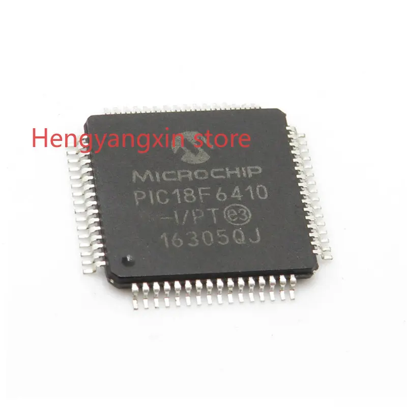 5 PCS PIC18F6410-I/PT ,TQFP-64 ,8-Bit Microcontrollers - MCU,40MHz 16KB (8K x 16) FLASH 64-TQFP, New Original