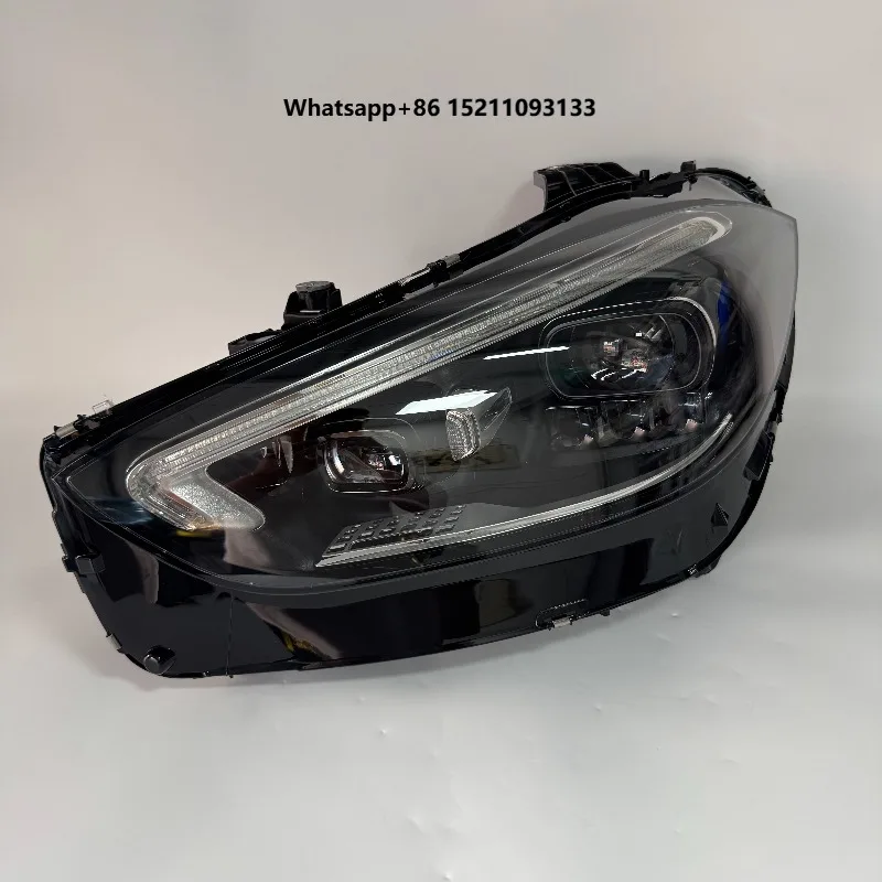 For  C-Class W206 Meteor Shower Style High-Configuration Geometric Multi-Beam Headlight