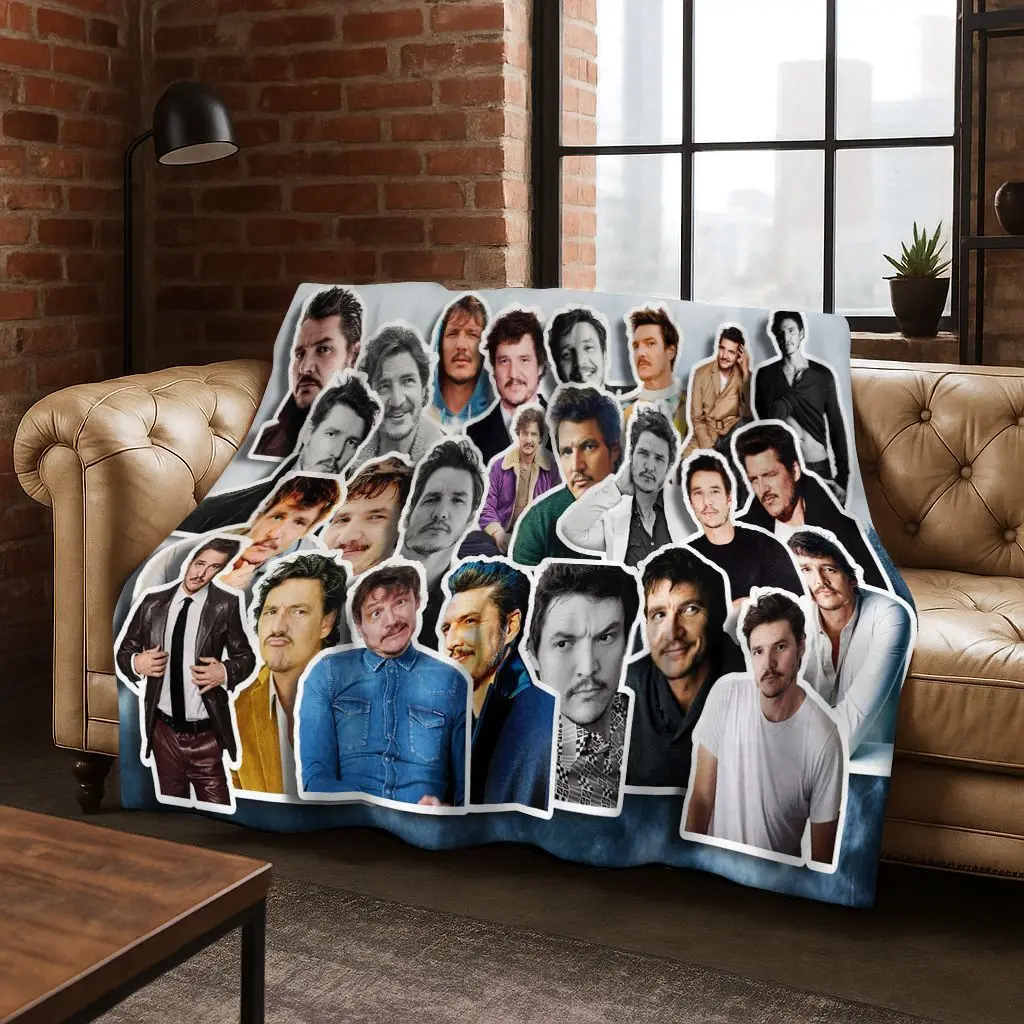 ثلاثية الأبعاد خوسيه بيدرو بالمسيدا باسكال ستار الفانيلا بطانية لينة بطانية دافئة لغرفة النوم غرفة المعيشة السرير السفر التخييم نزهة هدية