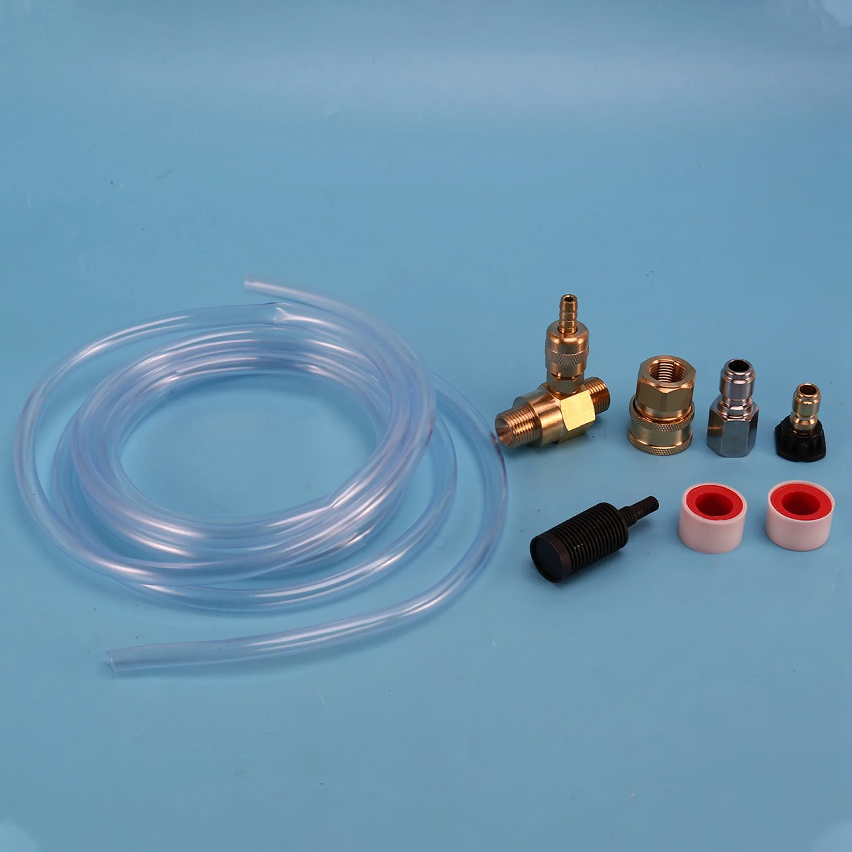 A89X Downstream Injector for Pressure Washer, Power Washer Injector Kit, Soap Injector, 3/8 Inch Quick Connect, 4000 PSI