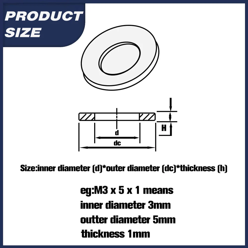 White Black Plastic Nylon Flat Washer M2 M2.5 M3 M4 M5 M6 M8 M10 M12 M14 M16 M18 M20 M22 M24 Plane Spacer Insulation Gasket Ring