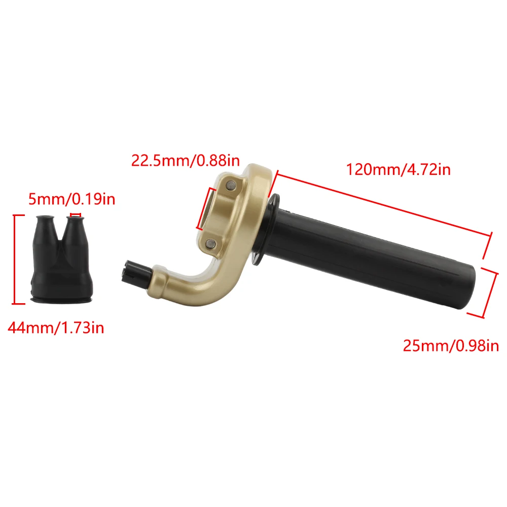 1/4 Motorcycle Accelerator Quick Draw Throttle Accelerator Handle Grips For KTM Yamaha Parts Dirt Bike Motocross Accessories