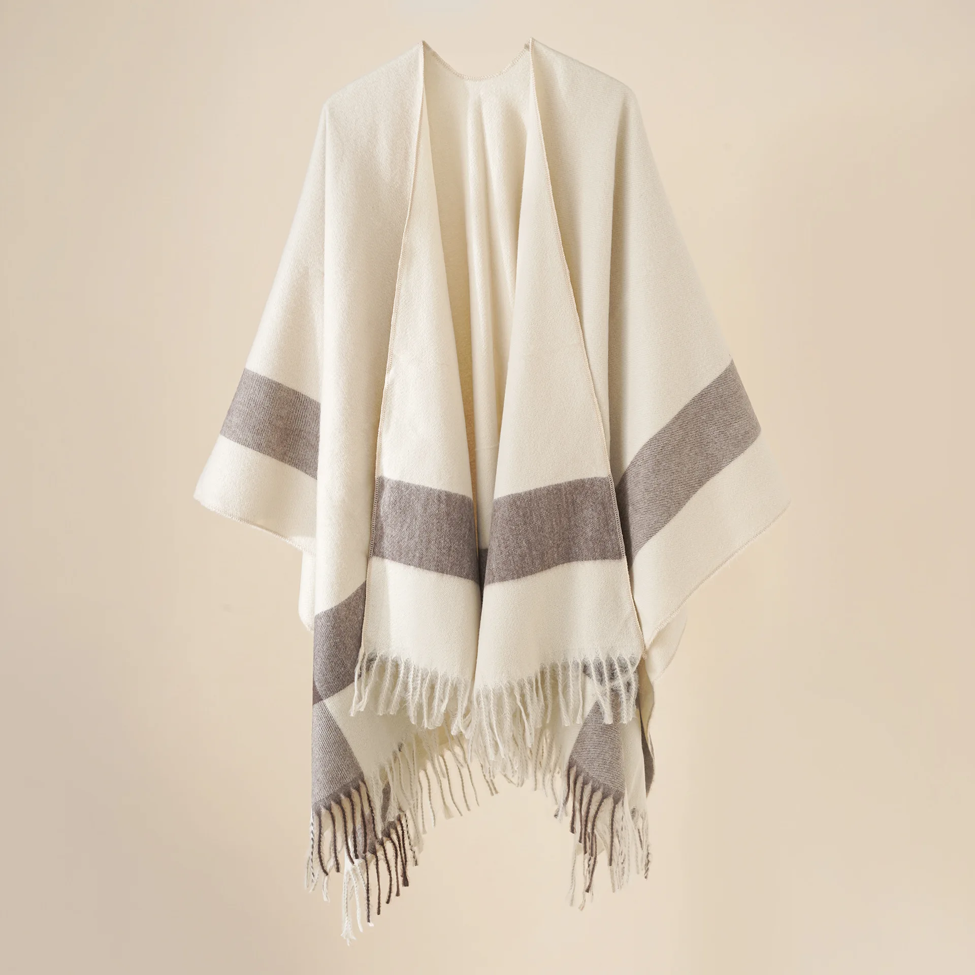 New cross-border Amazon Checkered Tassel Shawl for fall and winter with a cape and warm blankets for fall and winter with tassel