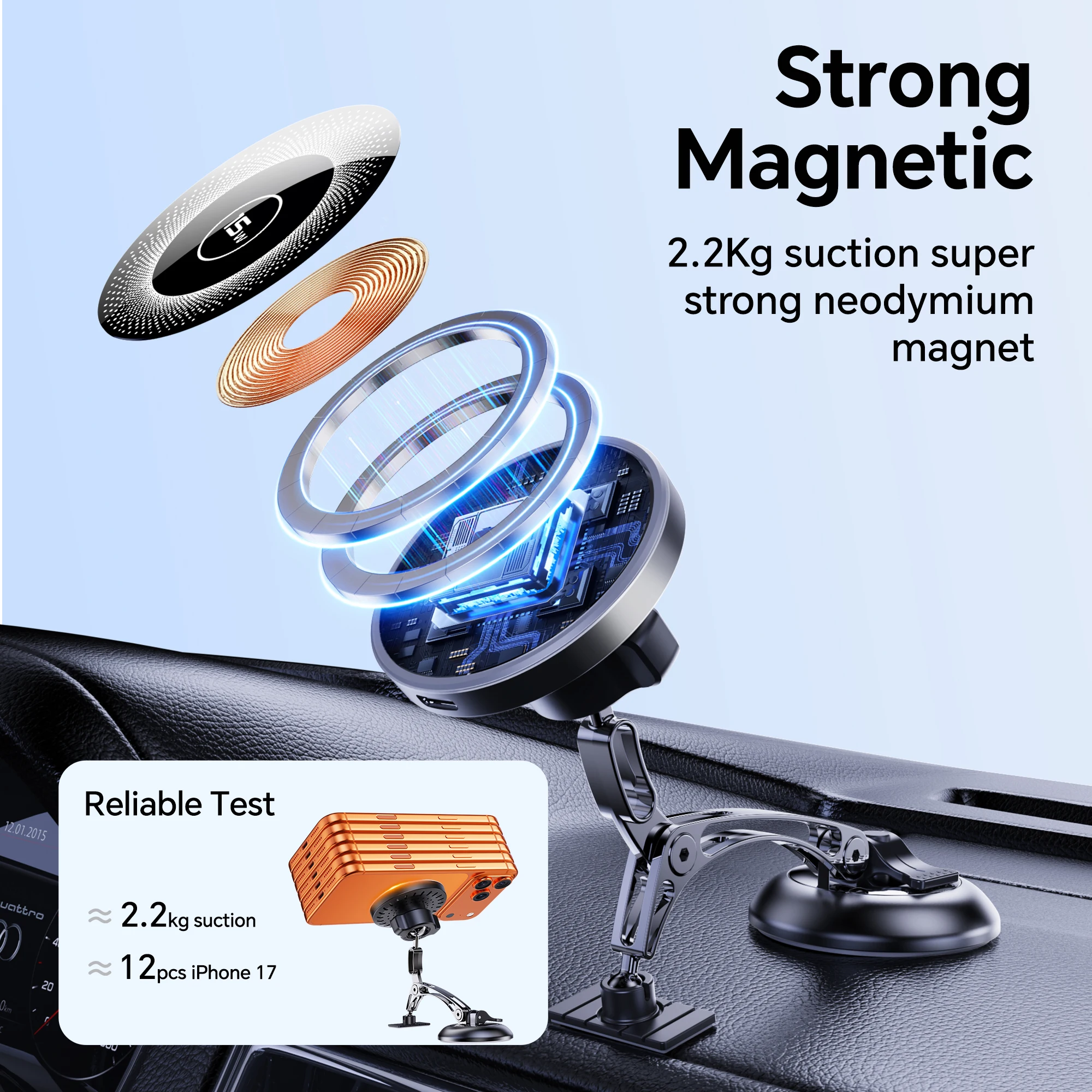 Dudukan Ponsel Mobil Magnetik - Taco Stand Holder ulasan dan harga