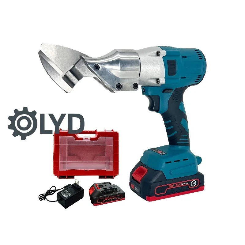 20V Brushless Cordless Electric Scissors Rechargeable Portable Metal Steel Sheet Cutter
