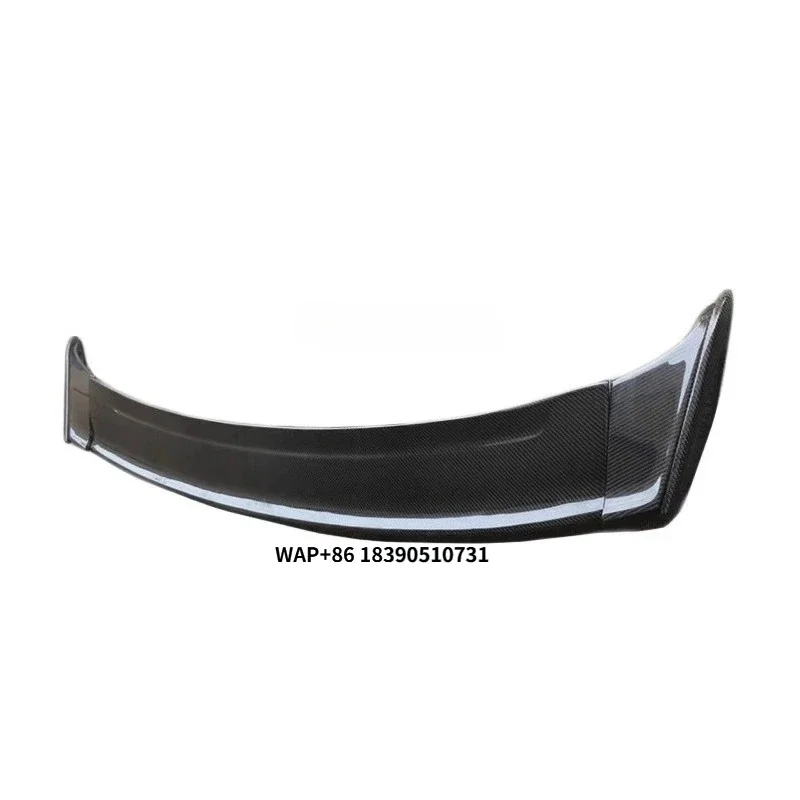 

3 Pcs Real Carbon Fiber Fibre Rear Trunk Spoiler Big Wing Duck Tail for Mustang 2015+