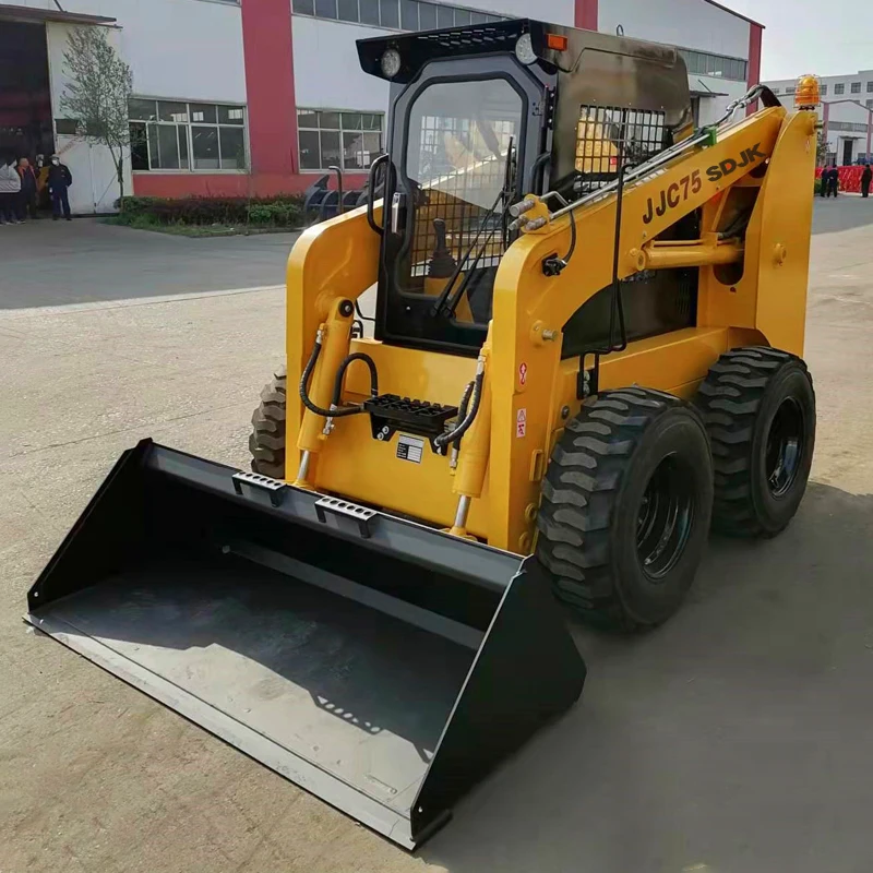 China Factory Supply Customizable 730kg Small Mini Hydraulic Skid Steer Loader JKL850X with Various Attachment