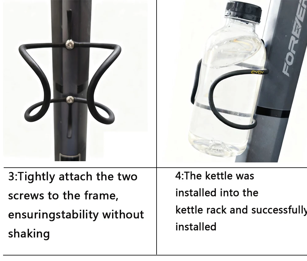CYDY Carbonfaser MTB Fahrrad-Flaschenhalter Ultraleicht Tragbare Flaschen für Rennräder Ultraleichte Fahrradausrüstung Matt – Detail 6