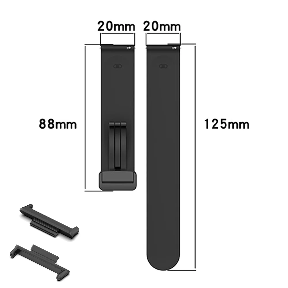 حزام مشبك مغناطيسي لساعة هواوي تناسب 2 ، حزام استبدال سيليكون ، سوار Correa ، اكسسوارات الفرقة